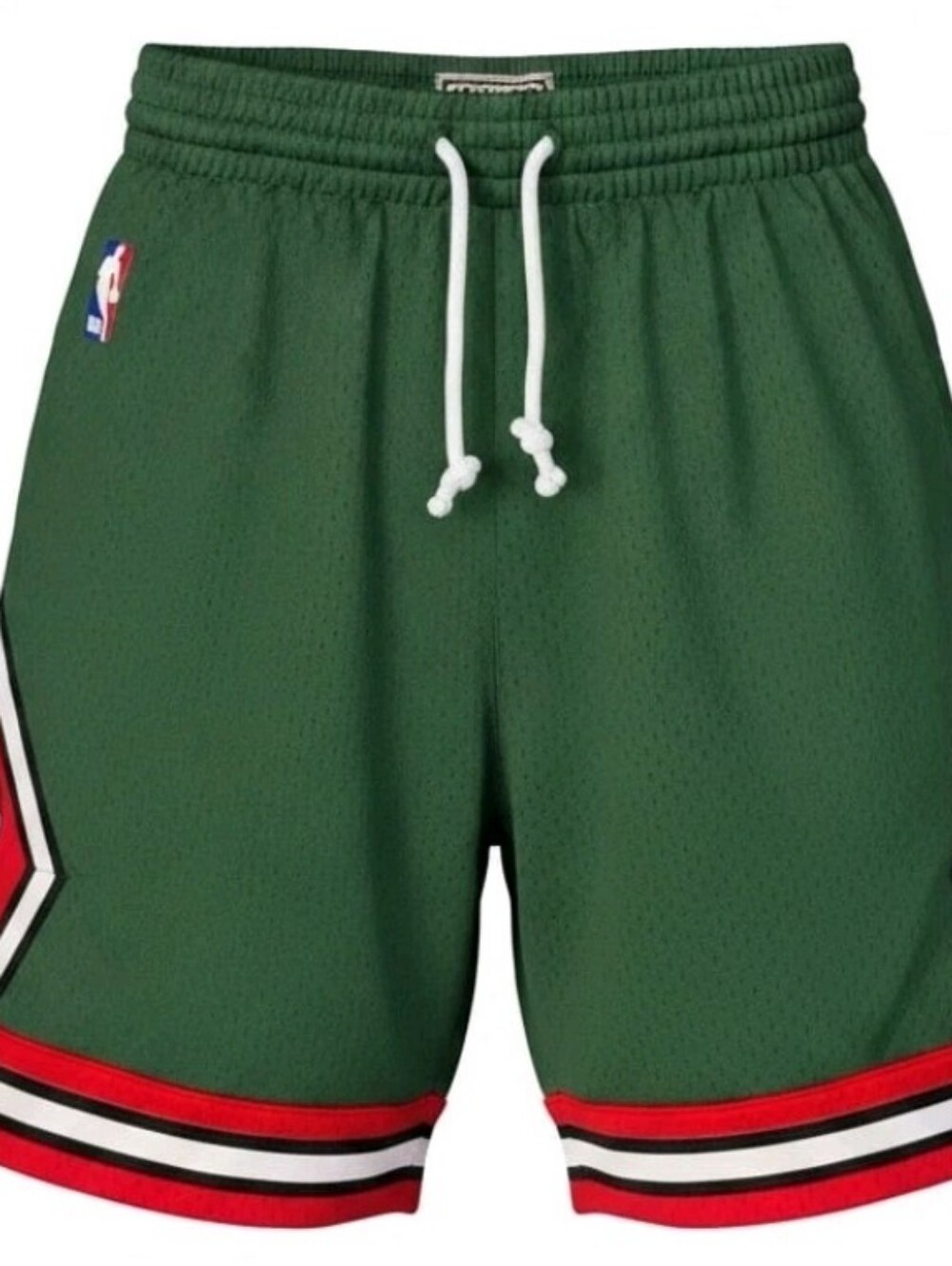 Authentic Mitchell & Ness Chicago Bulls Jersey Shorts NBA 2008-09 Size M Green